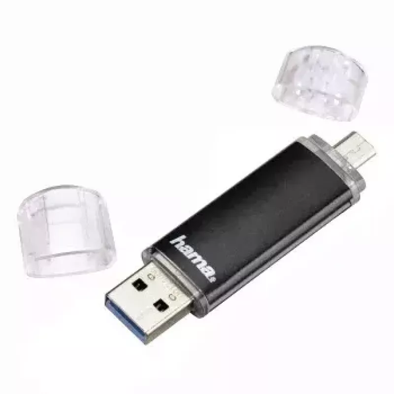 Hama Laeta Twin, 16GB pamięć USB USB Type-A / Micro-USB 3.2 Gen 1 (3.1 Gen 1) Czarny