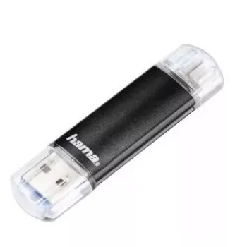 Hama Laeta Twin, 16GB pamięć USB USB Type-A / Micro-USB 3.2 Gen 1 (3.1 Gen 1) Czarny