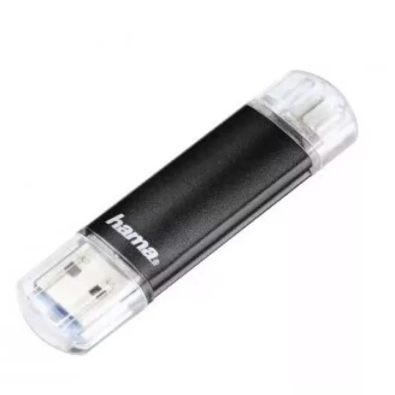 Hama Laeta Twin, 16GB pamięć USB USB Type-A / Micro-USB 3.2 Gen 1 (3.1 Gen 1) Czarny