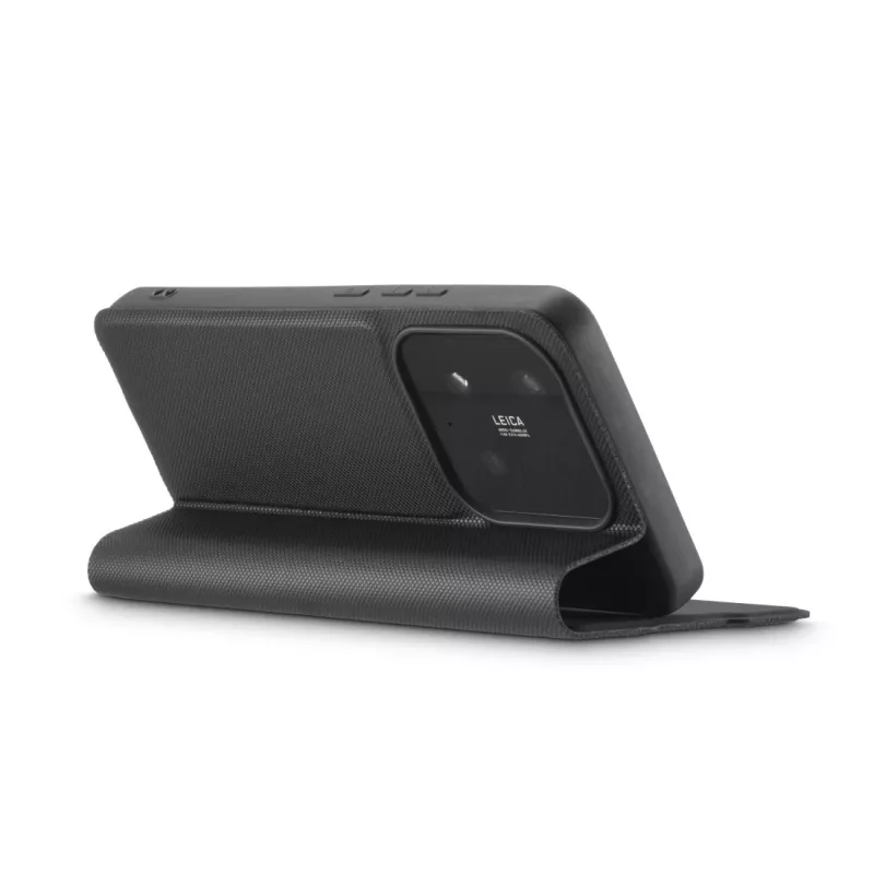 Etui HAMA z klapką do Xiaomi 15T — Daily Protect, 17,4 cm (6,83 inch), czarny, 2 kieszenie na karty, podstawka na biurko