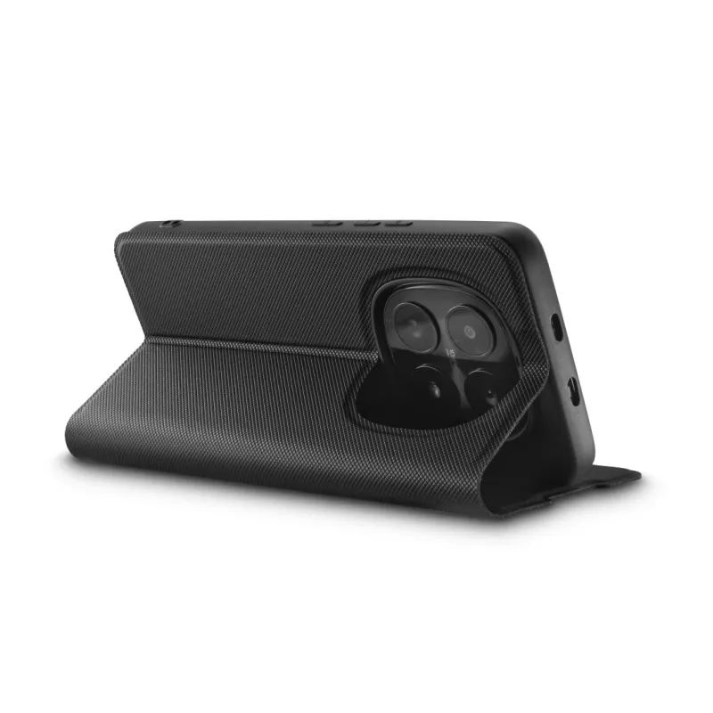 Etui folio na telefon HAMA Daily Protect do Redmi Note 15 (6,77 cala) — czarne, 2 kieszenie na karty, podstawka biurkowa