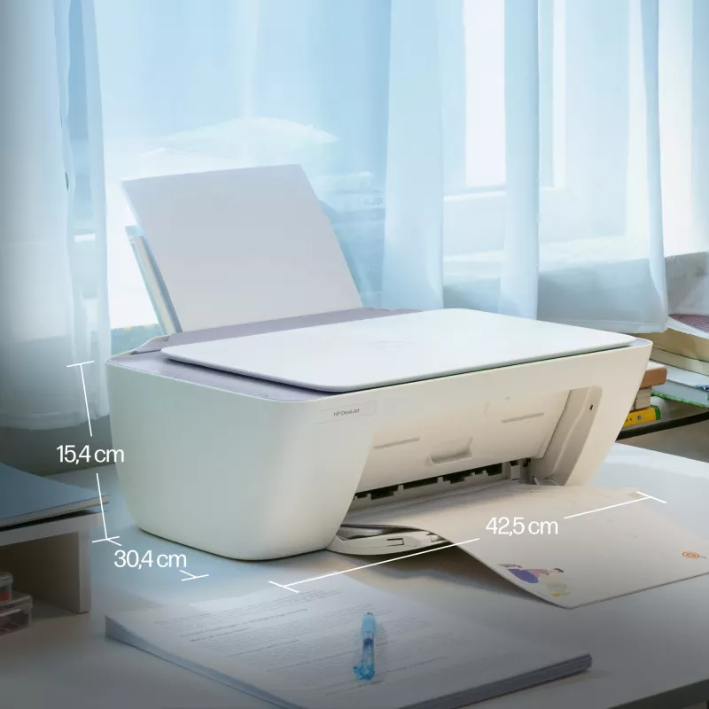 HP DeskJet 2922 Wireless All-in-One Color Printer, Thermal inkjet, Colour printing, 4800 x 1200 DPI, Colour copying, A4, biały
