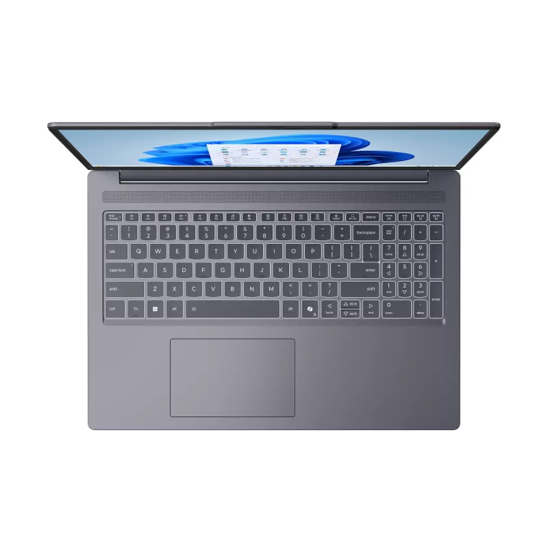 Lenovo IdeaPad cienki 3 16ARP10 AMD Ryzen™ 3 7335U Laptop 40,6 cm (16 cali) WUXGA 8 GB DDR5-SDRAM 512 GB SSD Wi-Fi 7 (802.11be) Windows 11 Home German szary