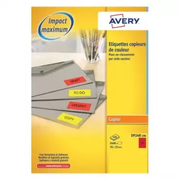 Samoprzylepna etykieta do drukarki AVERY DP24R-100