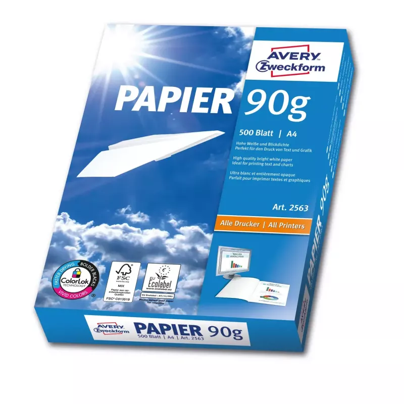 Papier do druku A4 Avery 90 g/m² 500 arkuszy