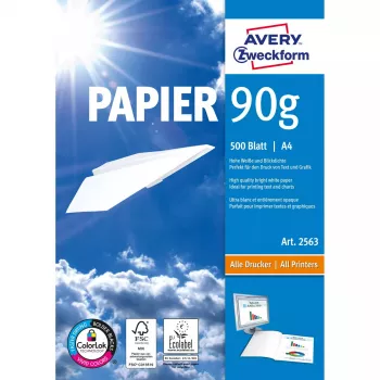 Papier do druku A4 Avery 90 g/m² 500 arkuszy
