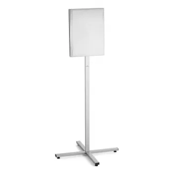 Stojak informacyjny Durable 502957 A3 stal nierdzewna, 638×638×1420 mm, antracyt/szary