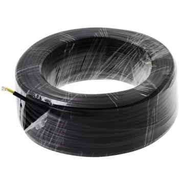 Kabel telefoniczny Helos 014864 50 m Czarny