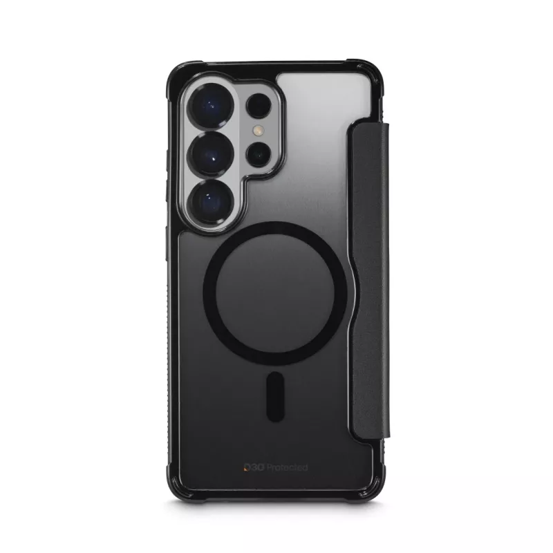 Etui HAMA z klapką do Samsung Galaxy S26 Ultra — Extreme Protect, 17,5 cm (6,9 cala), czarne, 2 kieszenie na karty