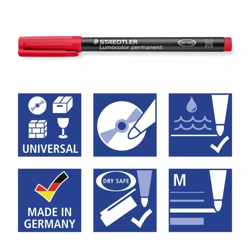 Staedtler Lumocolor pisak permanentny 317 marker permanentny 8 szt.