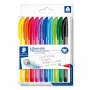 Klipsowany chowany długopis Staedtler Ball 4320 Wielokolorowy 10 szt.