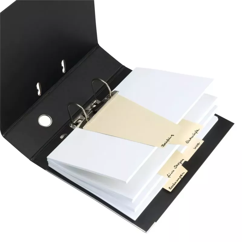 Przekładka Herlitz 10838381 kartonowa żółta 100 szt.