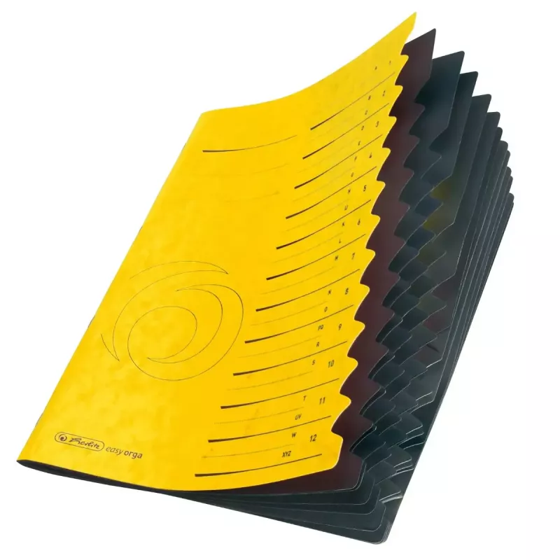 Przekładka indeksowa Herlitz 10843340 Żółty A4
