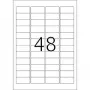 Etykiety atramentowe HERMA A4 45,7x21,2 mm białe papier mat 1200 szt.