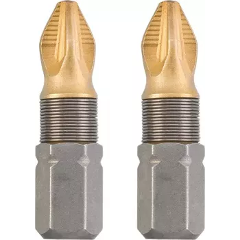 Końcówki wkrętakowe KWB 124102 2 szt. Pozidriv PZ 2 25 mm Sześciokątne