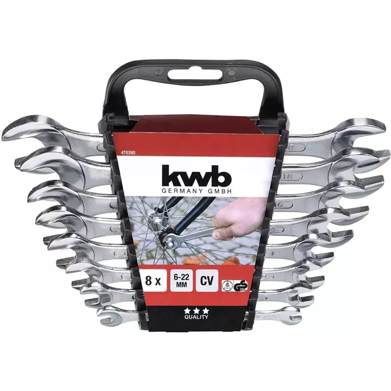 Klucz płaski KWB 470390 8 szt. 234x162x40 mm