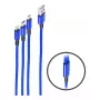 Kabel USB ShiverPeaks BS14-50071 1,2 m USB A/USB C na Micro-USB B niebieski