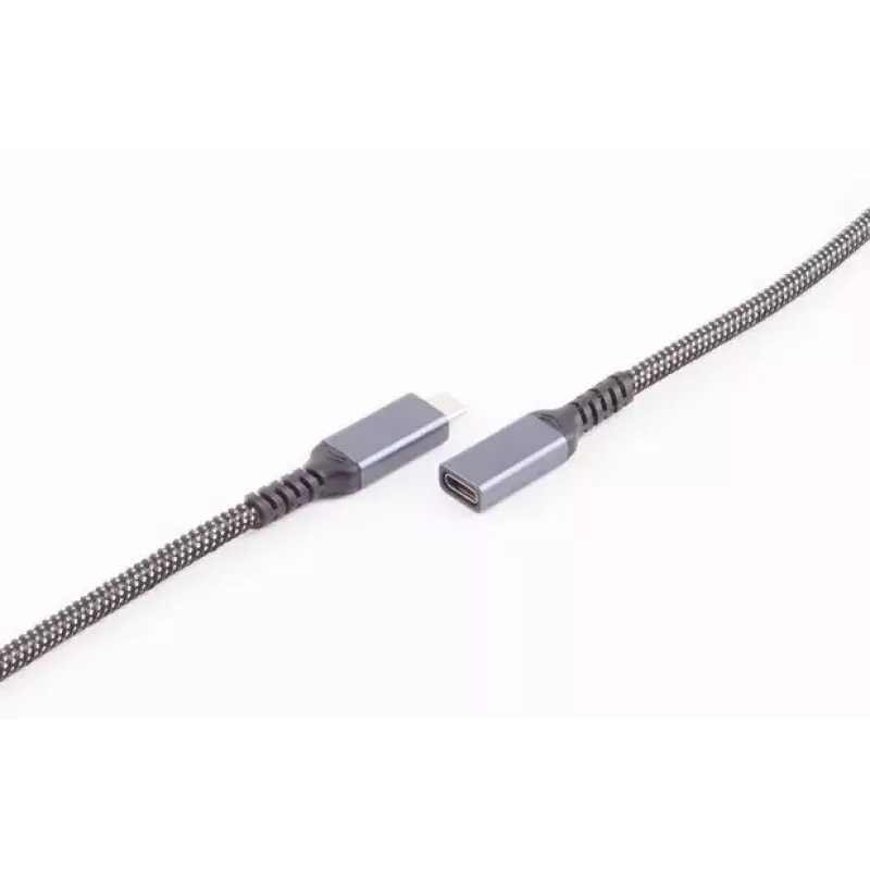 Kabel USB C do USB C ShiverPeaks BS14-75017, USB 3.2 Gen 2 (10 Gbit/s), 2 m, czarny/biały