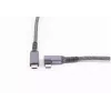 Kabel USB C do USB C ShiverPeaks BS14-75017, USB 3.2 Gen 2 (10 Gbit/s), 2 m, czarny/biały