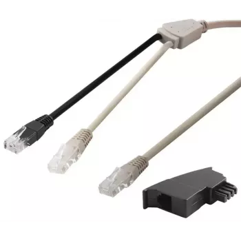 Kabel sieciowy Goobay 95286 3m U/FTP (STP) Czarny Szary