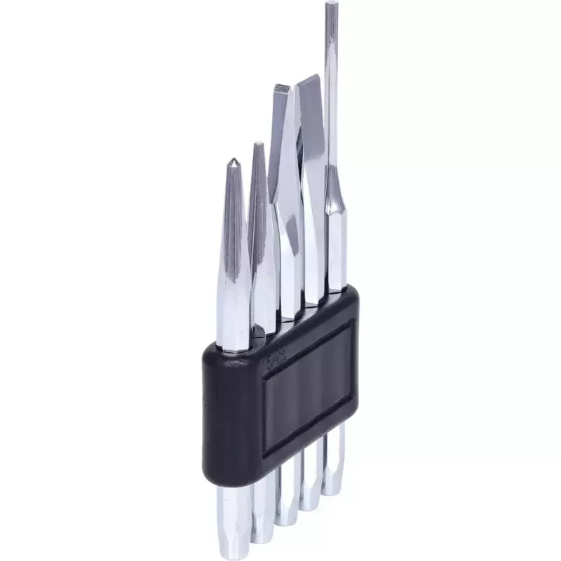 KS Tools 156.0160 Zestaw przebijaków, przecinaków i punktaków, 5 szt.