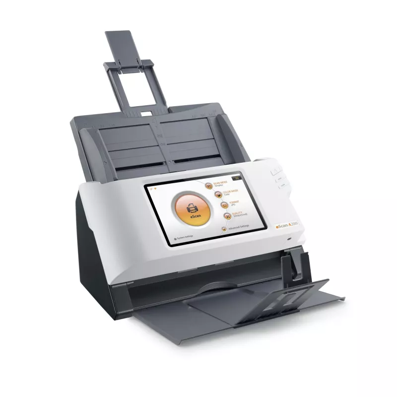 Plustek eScan A280 Essential skaner ADF 600 x 600 DPI A4 Czarny, Biały