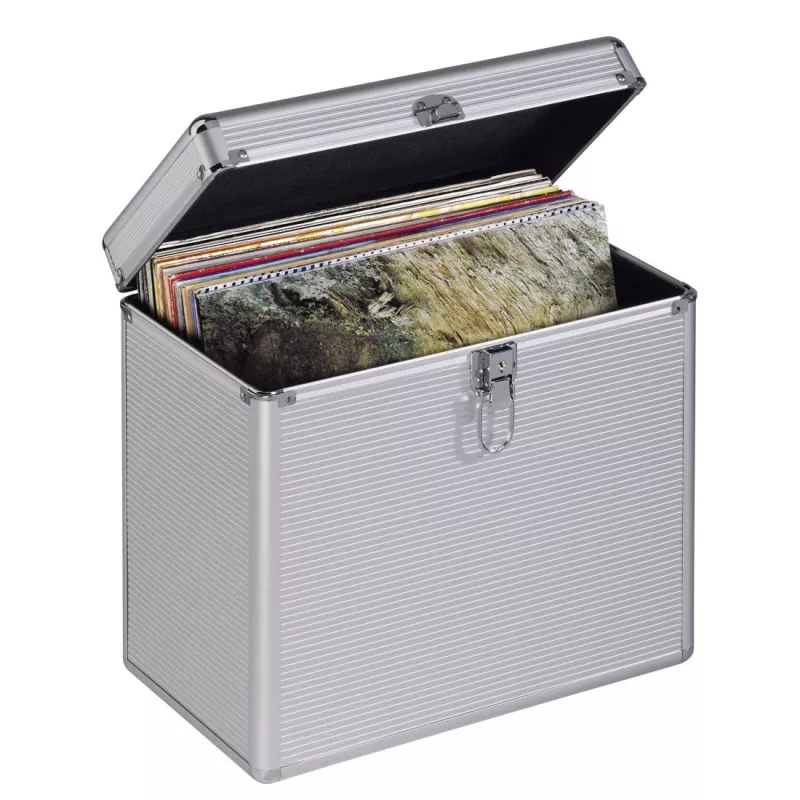 Hama 00181435 etui na nośniki Microgroove record case Srebrny