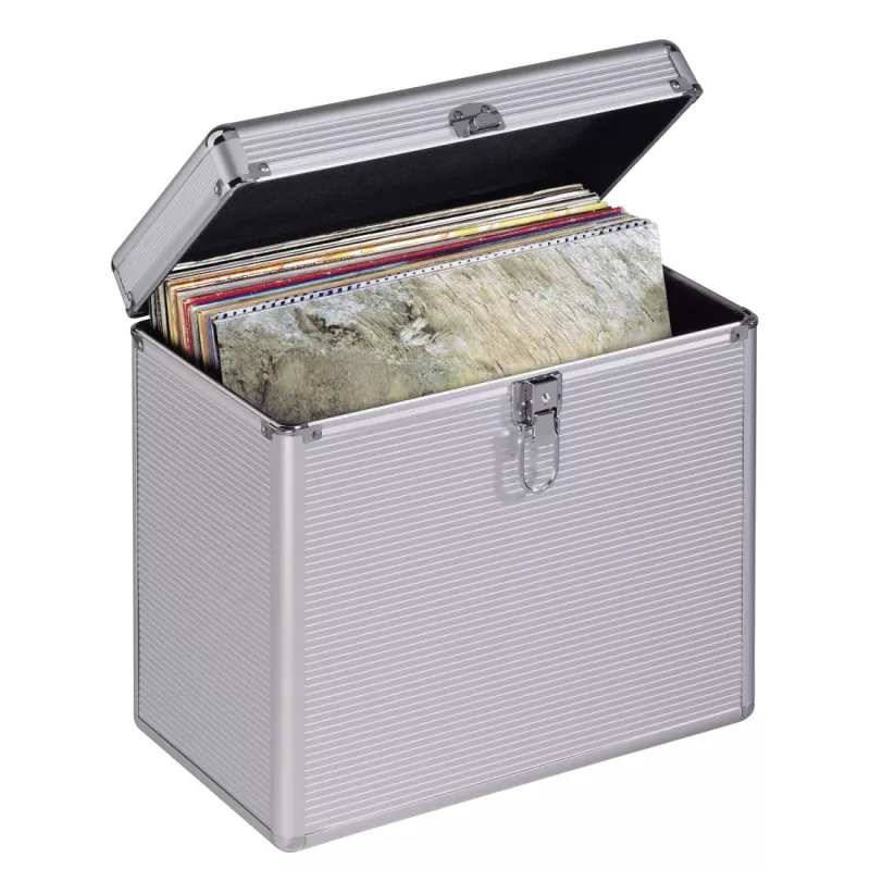 Hama 00181435 etui na nośniki Microgroove record case Srebrny