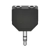 Rozgałęźnik audio Hama 00305036 Czarny 3,5 mm na 2 x 3,5 mm