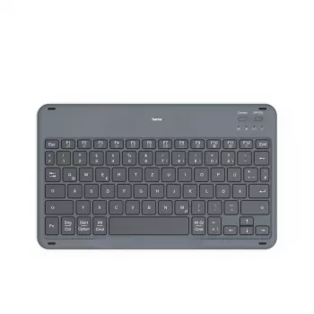 Hama Travel 500 etui z klawiaturą Bluetooth do tabletów 7–11 cali, QWERTZ (DE), czarne