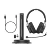 Hama BT-900 Zestaw słuchawkowy Przewodowy i bezprzewodowy Nagłowny Biuro/Call center USB Type-C Bluetooth Stacja ładująca Czarny