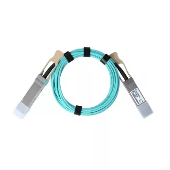 BlueOptics InfiniBand / kabel światłowodowy QSFP56–QSFP56, 5 m, kolor aqua