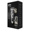 Golarka Braun Series 9 Pro 81744531, męska, foliowa, trymer, srebrna