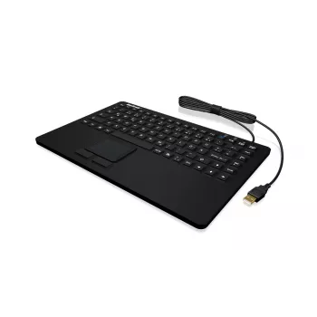 KeySonic KSK-5230 IN (CH) klawiatura Biuro USB QWERTZ Szwajcarska Czarna