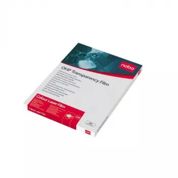 Nobo Overhead Projector Colour Laser Film, 210 x 297mm, 50 arkuszy