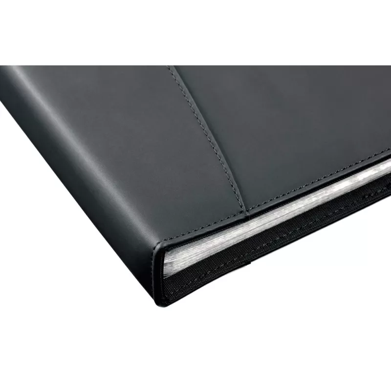 Rexel Soft Touch Smooth A4 książka prezentacyjna 24 Pocket Czarny, Czarny, 24 kieszeni, A4, 530 g, 237 mm, 324 mm