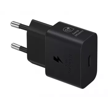 Zasilacz sieciowy Samsung 25 W EP-T2510XBEGWW Czarny USB-C szybkie ładowanie