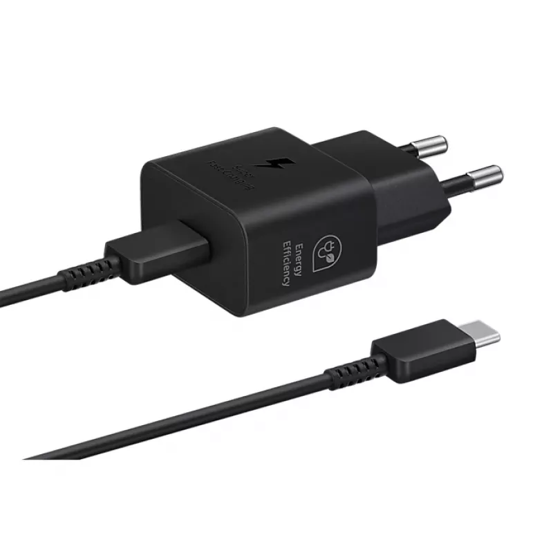 Zasilacz sieciowy Samsung 25 W EP-T2510XBEGWW Czarny USB-C szybkie ładowanie