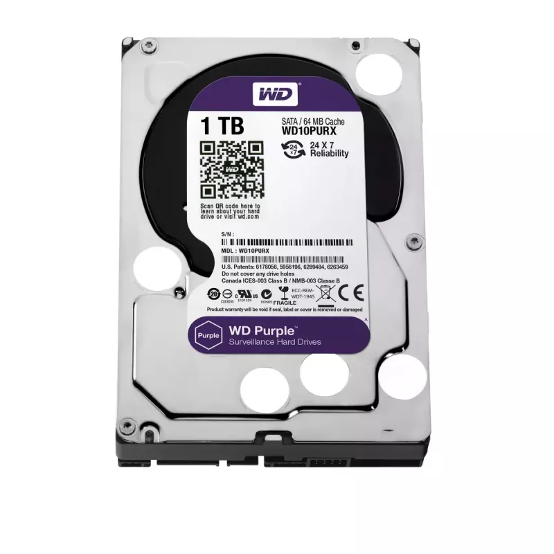 HDD Western Digital 1000 GB 3.5 cala Serial ATA III WD10PURX
