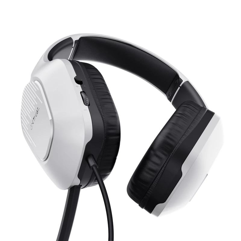 Trust GXT 415PS ZIROX Headset Wired Head-band Gaming Czarny, biały