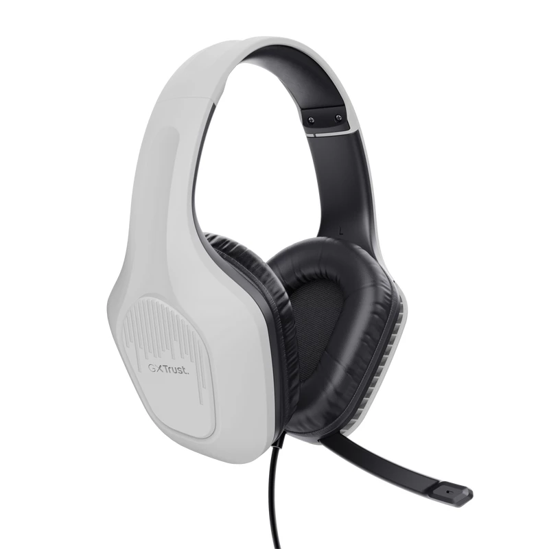 Trust GXT 415PS ZIROX Headset Wired Head-band Gaming Czarny, biały