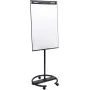 Mobilny flipchart z okrągłą podstawą Legamaster SKETCH EASY — stal, 5 kółek, 720×600 mm
