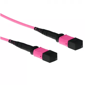 ACT 5-metrowy światłowodowy kabel krosowy wielomodowy 50/125 OM4 o polaryzacji B ze złączami żeńskimi MTP