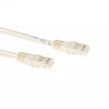ACT Ivory 20-metrowy kabel krosowy U/UTP CAT6 ze złączami RJ45