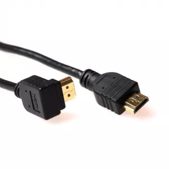 Kabel ACT 0,5 m HDMI High Speed v2.0 HDMI-A męski kątowy - HDMI-A męski prosty