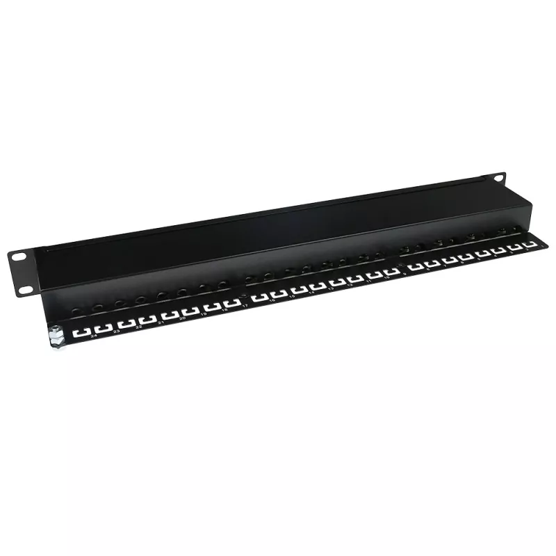 ACT Patchpanel CAT5E ekranowany 24 porty z osłoną