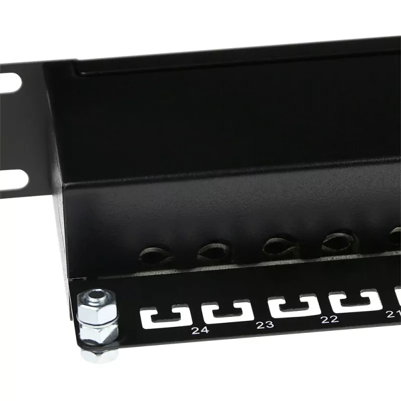 ACT Patchpanel CAT5E ekranowany 24 porty z osłoną