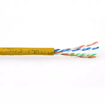 Patch kabel ACT CAT6A U/UTP PVC 305m żółty