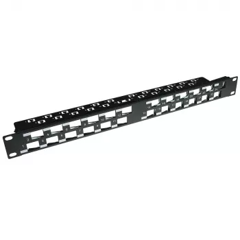 ACT 24-portowy panel krosowy keystone 45 stopni, bez złączy