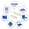 ACT Ivory 30-metrowy patch cord U/UTP CAT6 ze złączami RJ45